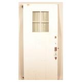 Period Moravian Exterior Door w/ Hardware