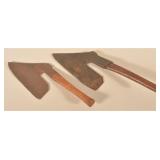 Pair of Early Pennsylvania Goosewing Axes
