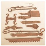 Collection of Pennsylvania Wrought Iron Hardware