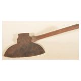 Pennsylvania Broad Axe Signed C. Beck