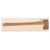 Signed George W Benser Quarryville, PA Felling Axe