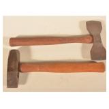 Small Double Bit Axe & Bell System Sledgehammer