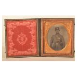 Civil War Tintype Armed Union Infantryman