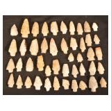 46 Pennsylvania Indian Flint Arrowheads
