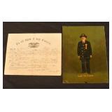 Civil War 5th Pennsylvania Discharge & Photo