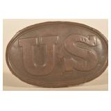 Gettysburg M1839 US Civil War Marked Belt Plate