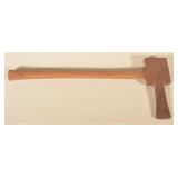 Initialed & Dated Pennsylvania Post Hole Axe