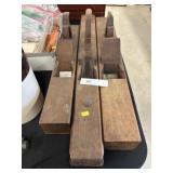 3 Antique Wooden Molding Planes