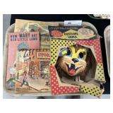 Vintage Halloween Mask and Children
