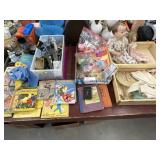 Assorted Dolls, Toys, & Children