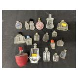 Asst. of Decorative Glass Perfume Bottles
