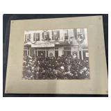 Reprinted Photograph  Lincoln Visiting Lanc. 1981
