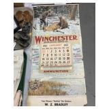 1962 Winchester Calendar w/ WWI Print