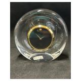 Movado Crystal Shelf Clock