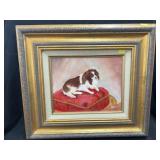 Oil Painting of Cavalier King Charles Dog