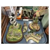 Danbury Mint Lighthouse & Bird Figurines