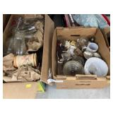 2 Boxes of Mugs & Planters