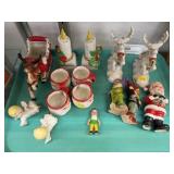 Vintage Porcelain Christmas Decorations