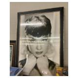 Audrey Hepburn Framed Poster
