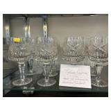 (12) Tyrone Crystal Water Goblets