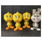 (4) Vintage Mattel Talking Toys