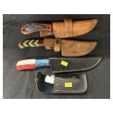 (4) Handcrafted Knives