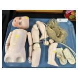 Disassembled German Porcelain Doll