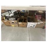 5 Boxes of Tumblers, Kitchenwares & Storage Tins