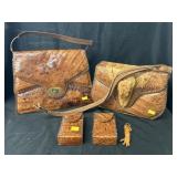 Vintage Alligator Handbags & Cigarette Cases