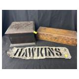 Storage Boxes w/ Stencil