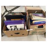 Box of Office Supplies w/ Books