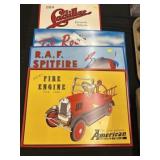 4 Contemporary Tin Signs