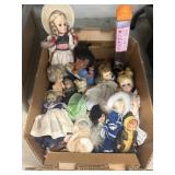 Assortment of Vintage Novelty Dolls