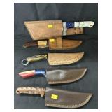 Handcrafted Knives w/ Cleaver