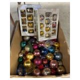 Assortment Mercury Glass Ornaments