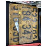3 PA License Plates