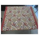 Vintage Diamond Pattern Quilt