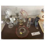 Miniature Fluid Lights w/ Assorted Art Glass