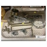 Assortment of Gas Lamp Parts