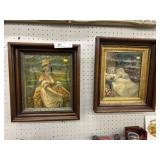 2 Deap Molded Framed Lithographs