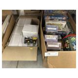Assortment of Puzzles & Miniature Tonka Trucks