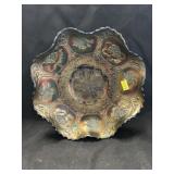 Fenton Dragon & Lotus Carnivalware Bowl