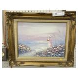 Gilt Framed Oil on Canvas