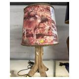 Vintage Deer Hoof Table Light