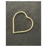 14kt Gold Heart