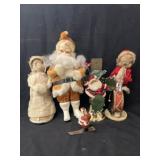 Group of Vintage Christmas Decorations