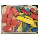 Vintage Wooden Building Blocks