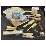 Shoe Buttoners, Vanity Pieces and Hand Fans
