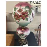 Victorian Gone With The Wind Oil Lamp