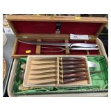 Carving Sets w/ Steak Knives